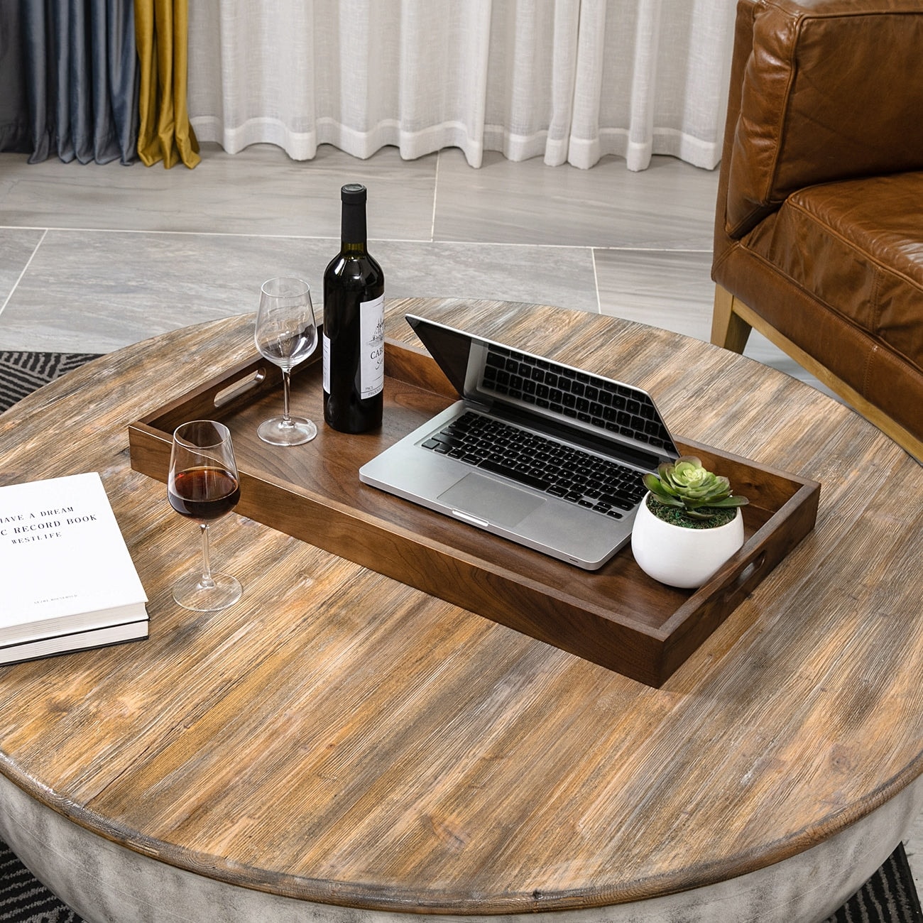 Bed bath and beyond ottoman sale tray