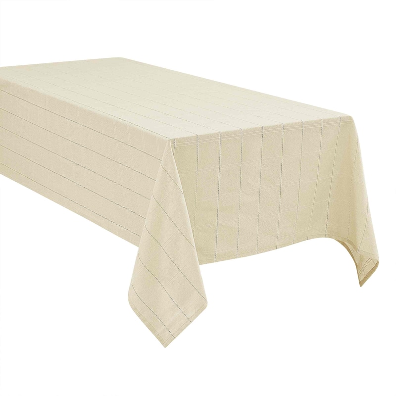 Izod Chadwick Linen Gold Lurex 60" x 144" Tablecloth