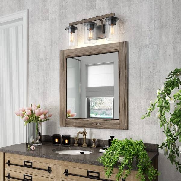 Rustic Bathroom Vanity Light Fixtures Farmhouse Rustic Bath Sconce