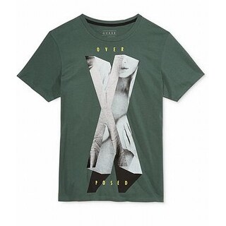 olive green guess shirt