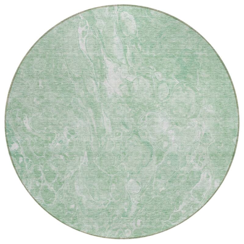 Machine Washable Indoor/ Outdoor Chantille Abstract Watercolor Rug