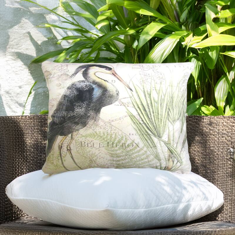 Magnolia Casual Outdoor Pillow Great Heron 1 19x24