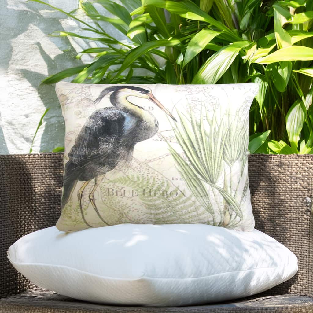 Magnolia Casual Outdoor Pillow Great Heron 1 19x24