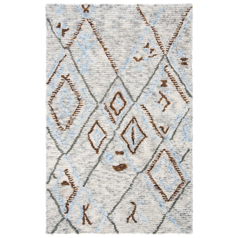 SAFAVIEH Handmade Casablanca Shag Synne Wool Rug