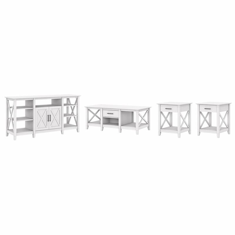 4-piece TV Stand and Table Set