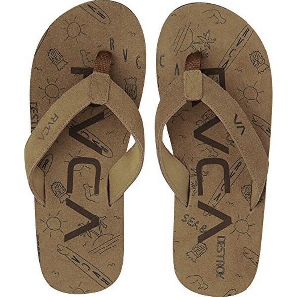 rvca flip flops