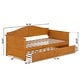 preview thumbnail 13 of 11, Acadia Twin Daybed with Twin Trundle in Light Toffee