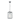 Atlas Lighting Bianca Seeded Glass Outdoor Pendant - 8 inch Wide