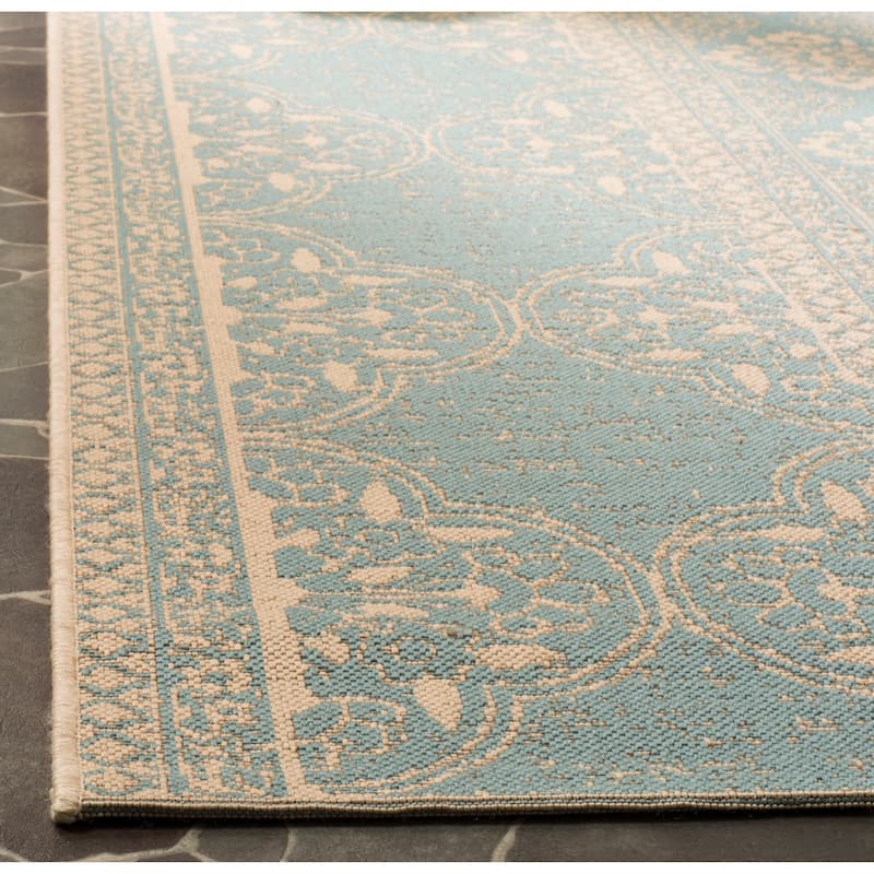 SAFAVIEH Linden Aysel Indoor/ Outdoor Waterproof Patio Backyard Rug