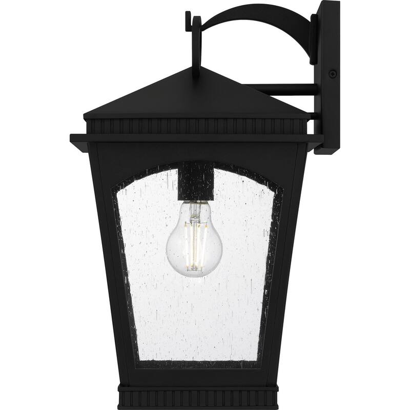 Earth Black Outdoor Wall Lantern from the Huck Collection
