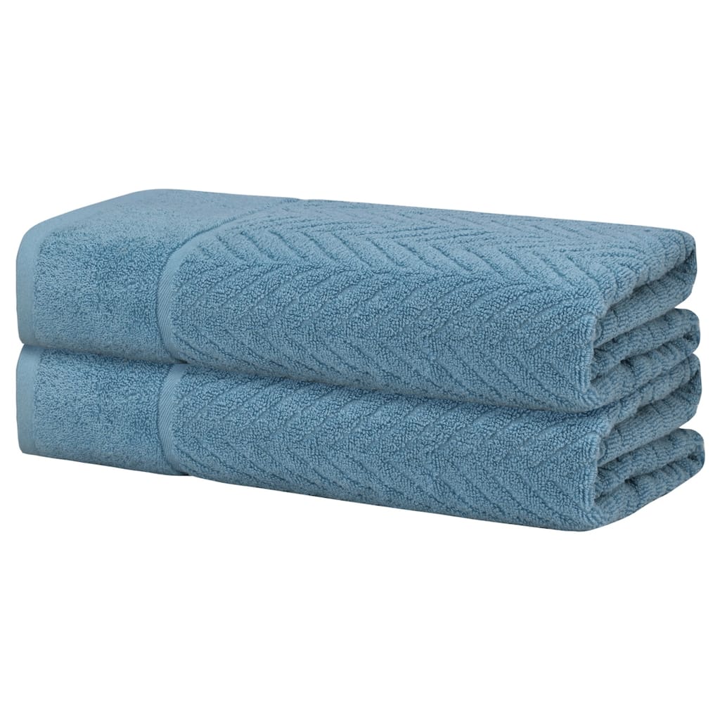 Cotton Bath Towels, 2 Pack Bath Sheet, Quicker to Dry and Highly Absorbent Towels Bathroom, Gym, SPA, Yoga 28" x 56"