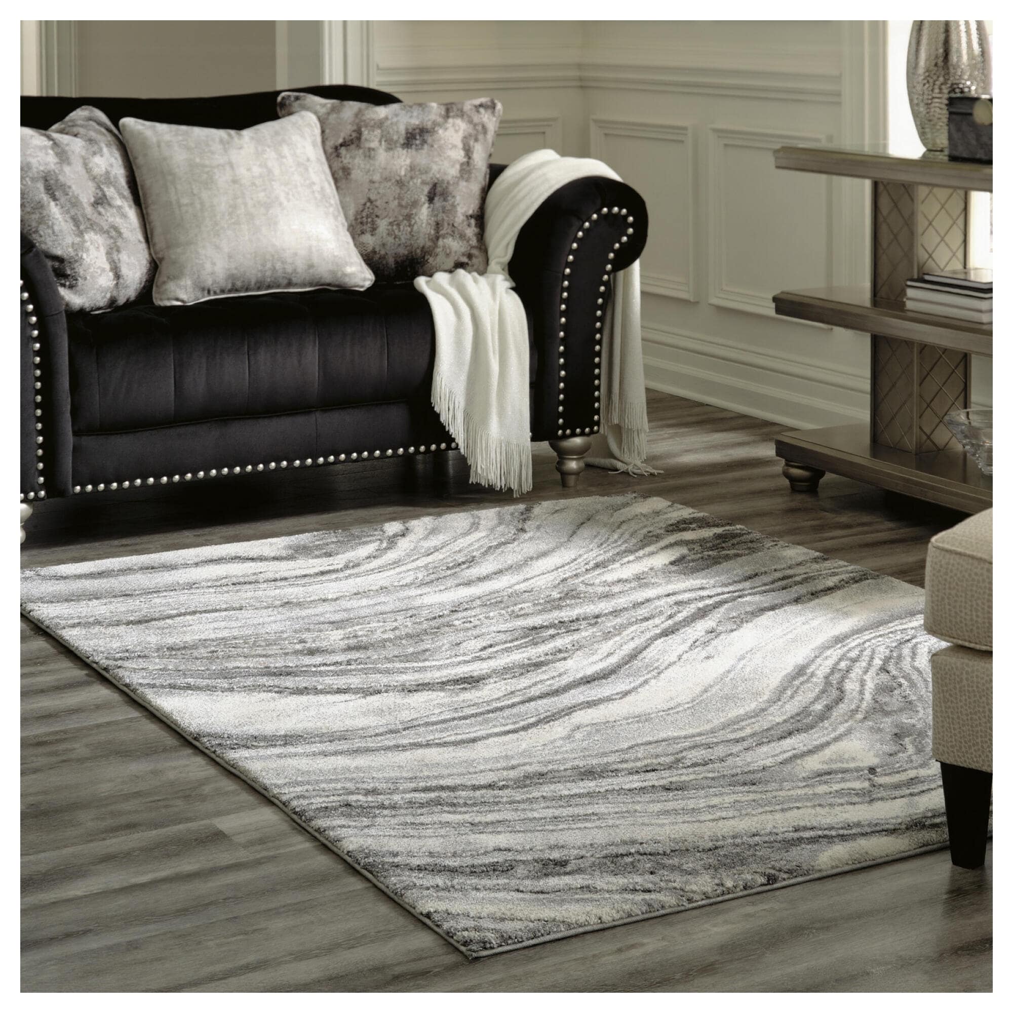 Wysdale Cream/Gray Medium Rug