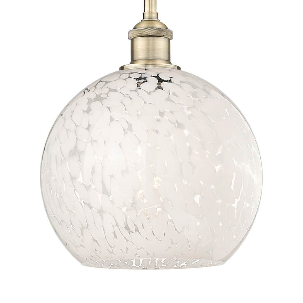 Innovations Lighting 616-1S 11 10 White Mouchette Pendant White