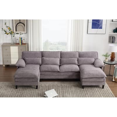 U Shaped Modular Sectional Sofa Couch