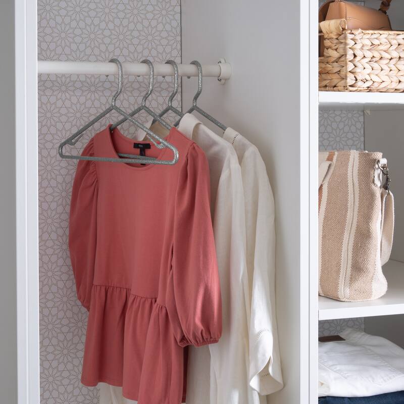Simplify 10 Pack Granite Look Design Hangers
