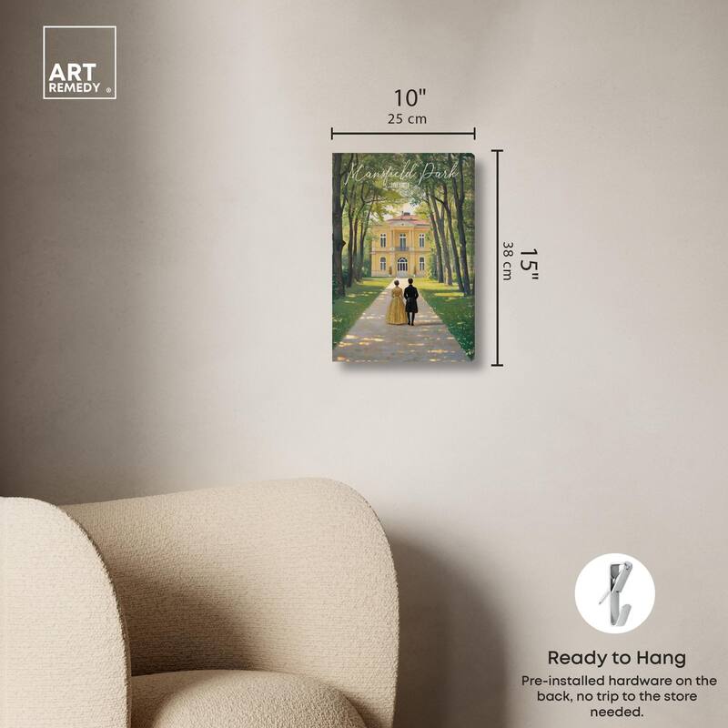 Mansfield Park Canvas by Art Remedy, Gallery Wrapped