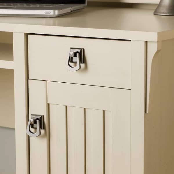 The Gray Barn Lowbridge Antique White L Shaped Storage Desk Overstock 20133407