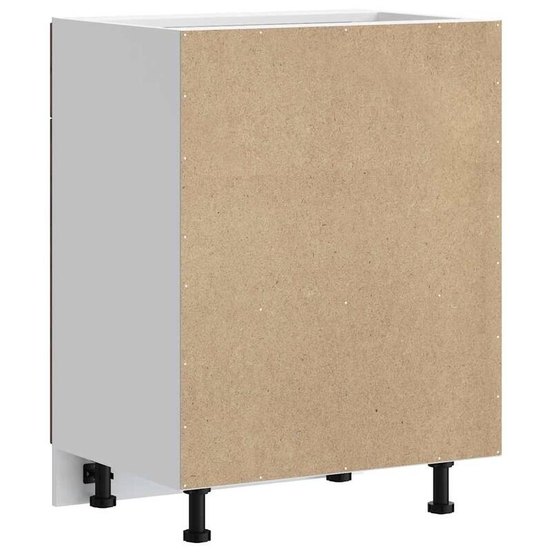 vidaXL Kitchen Base Cabinet Brown oak Engineered wood Medium - 23.6 x 18.1 x 32.1