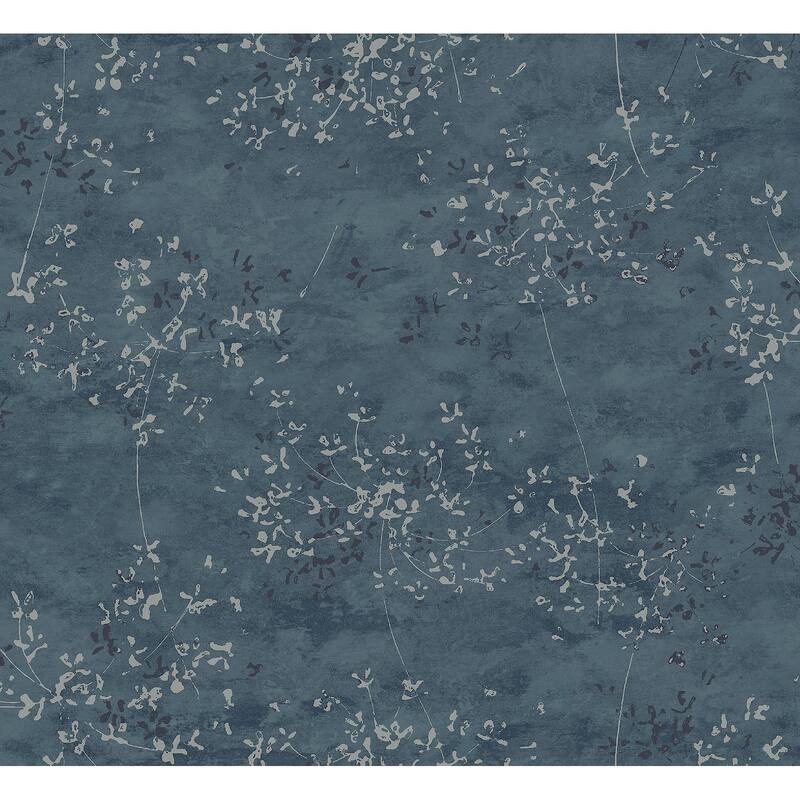 A-Street Prints Arian Blue Inkburst Wallpaper