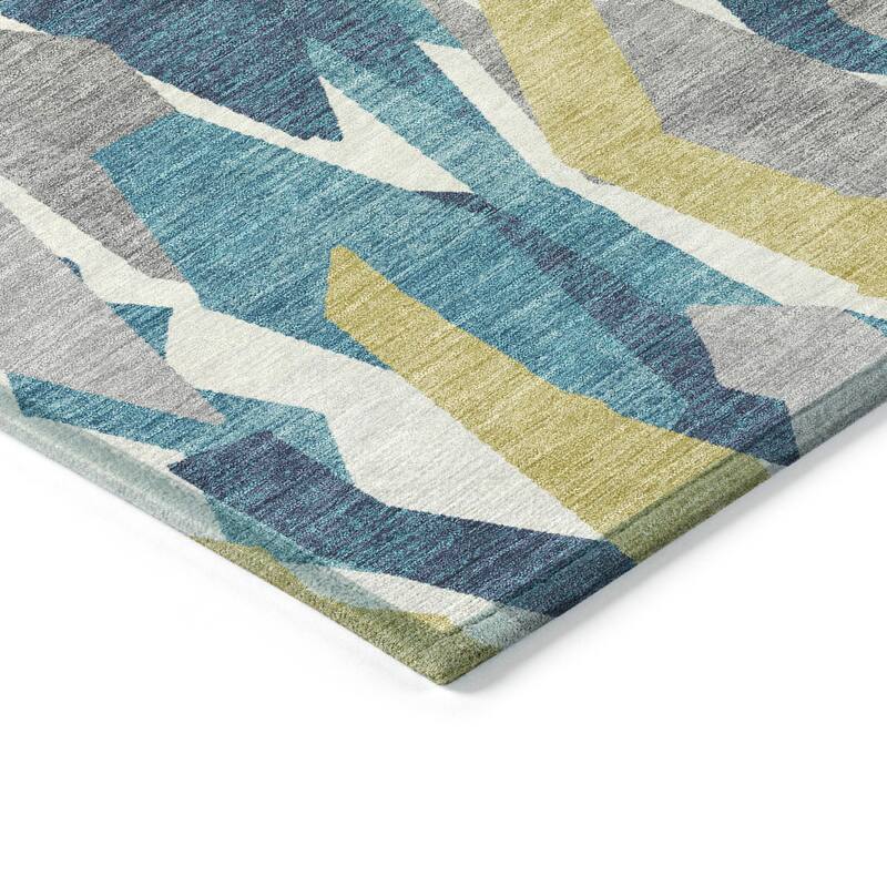 Machine Washable Indoor/ Outdoor Contemporary Dylan Chantille Rug