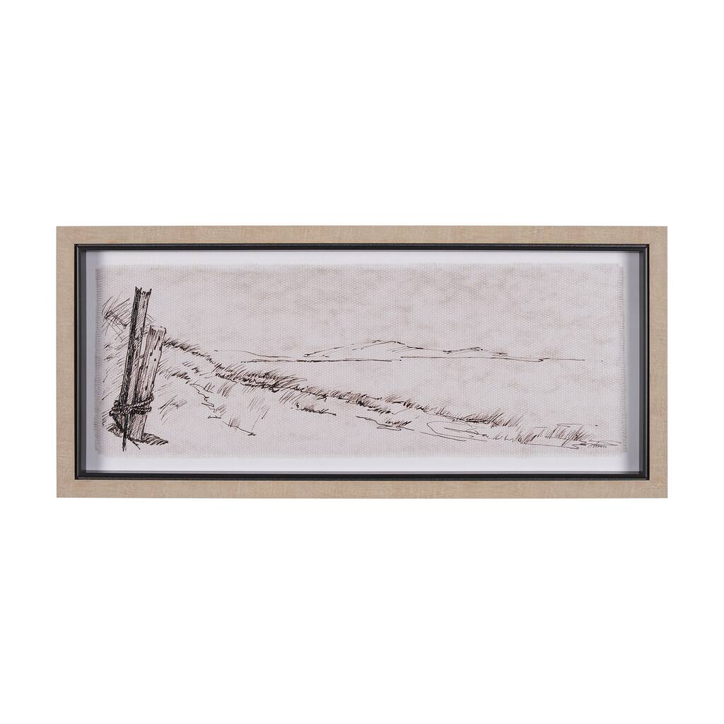 On the Shore I Framed Art Print