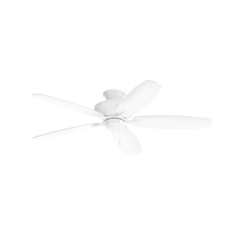 Kichler Renew Energy Star Qualified 52 inch Ceiling Fan Matte White with Reversible Blades