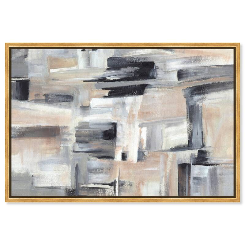 Neutral Nirvana Canvas by Art Remedy - Gold - 54" x 36"