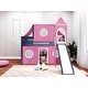 preview thumbnail 29 of 117, JACKPOT Prince & Princess Low Loft Twin Bed, Ladder Slide Tent & Tower