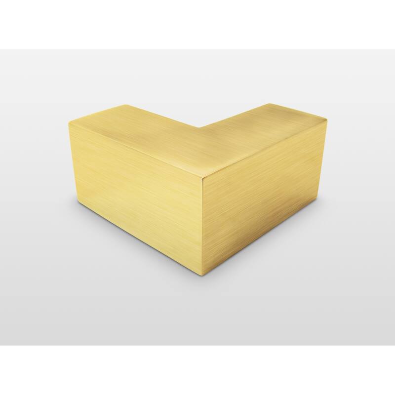 Glass Warehouse 78" x 39" x 39.5" Frameless 90 Degree Shower Enclosure - Wall Hinge