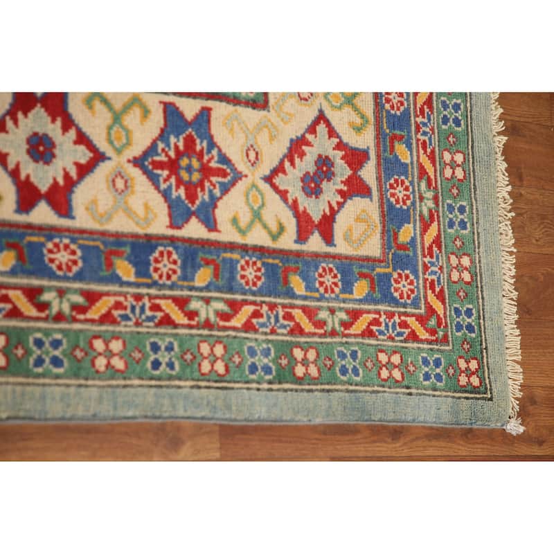 Geometric Kazak Large Oriental Area Rug Handmade Wool Carpet - 9'9" x 16'2"
