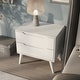 preview thumbnail 16 of 31, Bodo Mid-century Modern Wood 2-Drawer Nightstand by Carson Carrington