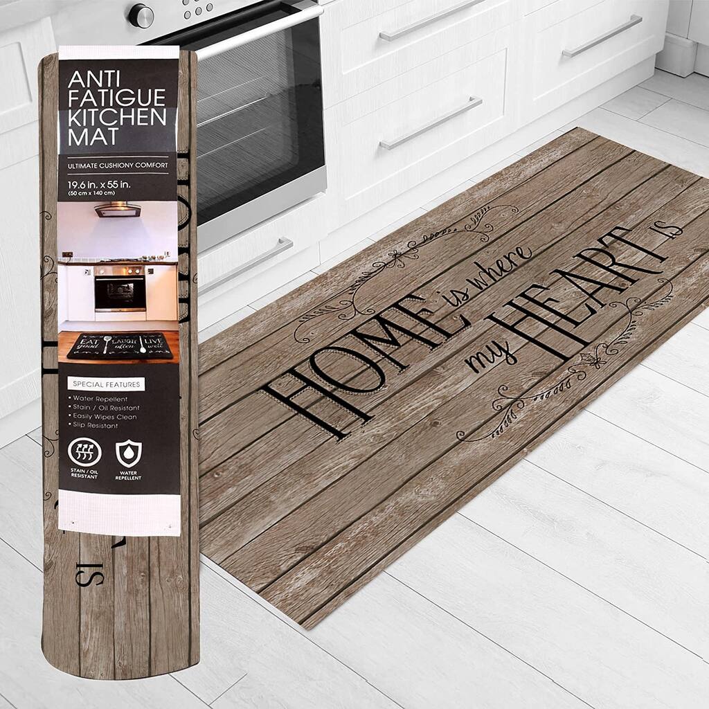 20" X 55" Anti-Fatigue Kitchen Runner Mat (Home Heartwood) - 20" x 55"