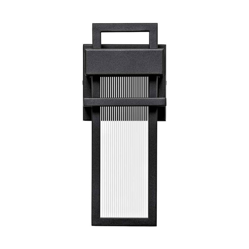 Modern 12 in. LED Waterproof Outdoor/ Indoor Wall Light with Acrylic - 5.12"W x 3.54"D x 12.20"H