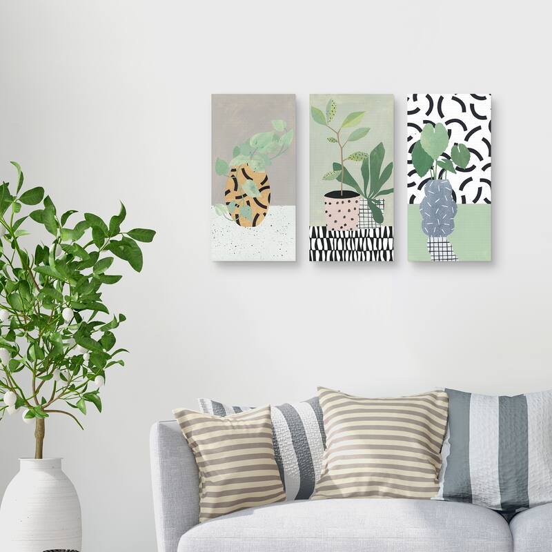 Table Plant 3, 4, 5 Canvas Art Prints