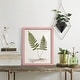 preview thumbnail 73 of 138, Nature Printed Ferns IX -Framed Print w/glass-Cherry Red