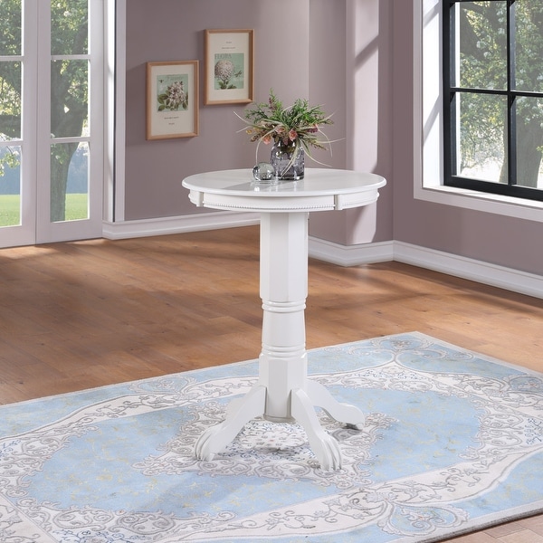 Florence Wood Round Pub Table. Opens flyout.
