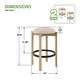 preview thumbnail 6 of 22, OSP Melissa 26" Counter Stool with Footrest and Padded Seat