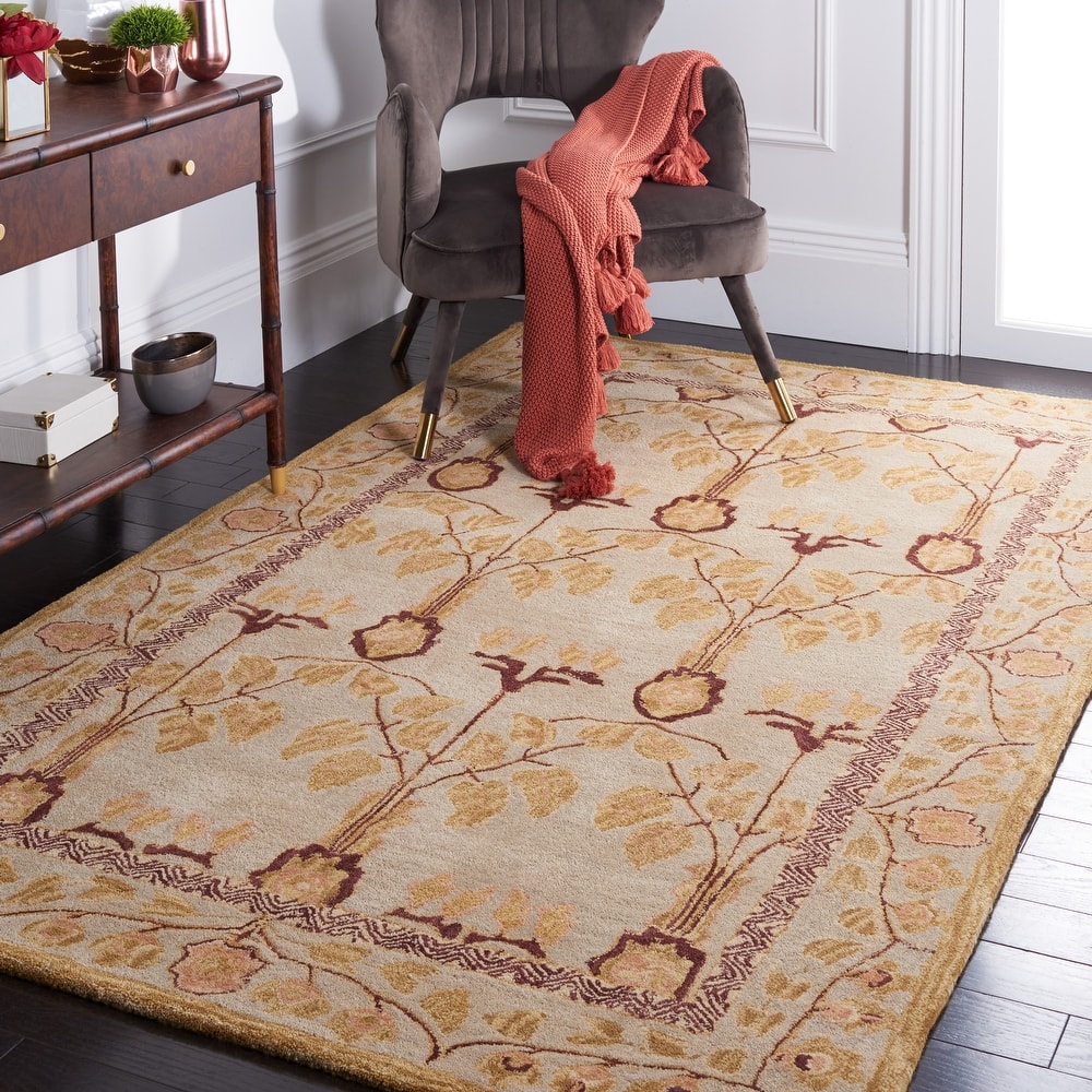 SAFAVIEH Handmade Anatolia Saija Traditional Oriental Wool Rug