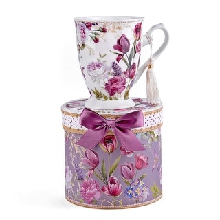 Tulip Bone China Tea/Coffee Mug in Gift Box