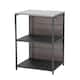 Option Wood Color-Open Storage Shelf