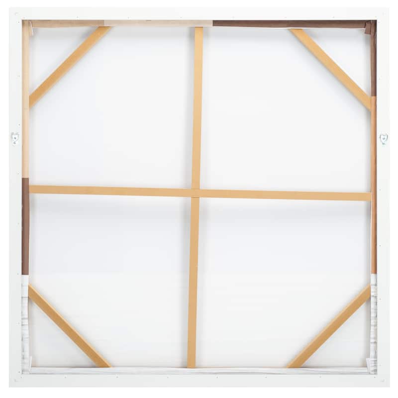 SAFAVIEH Home Neutral Location 36-inch Brown/Off White Framed Mixed Media Art - Brown/Off White