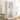 COSTARS 5 Tier White Bookshelf, Tall Narrow Bookshelf with Storage, Open Wooden Book Shelf, Modern Large Bookcase