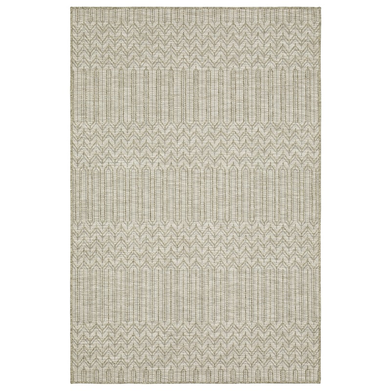 Soissons Beige Black Geometric Casual Area Rug