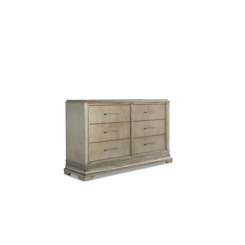 Blair Dresser - 6-drawer - Platinum