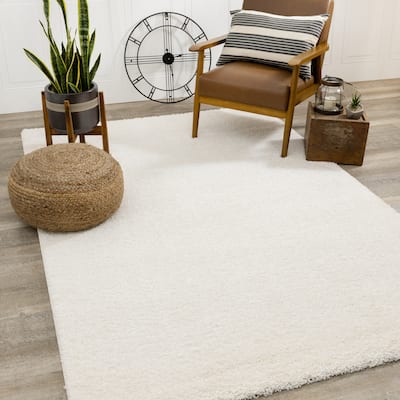 Brooklyn Collection - Cream Tonal Solid Rug