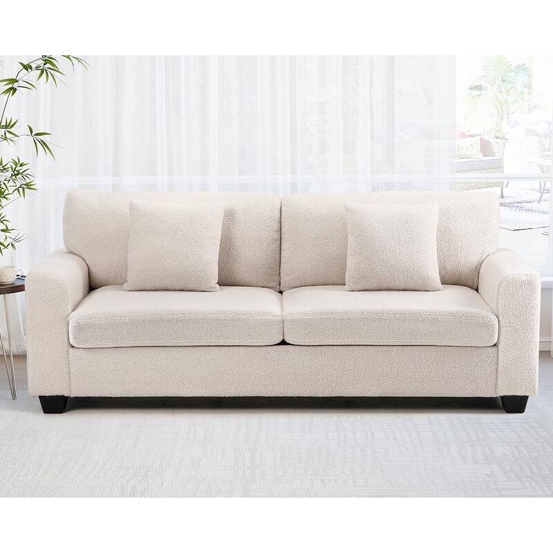 83" Oversized Sofa - 83" - Beige