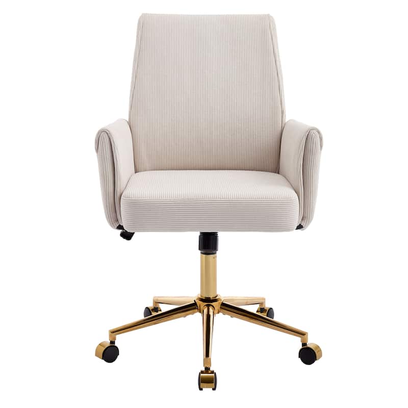 Mid-back liftable Office chair, Striped Fabric, ergonomically designed, The mid-back design provides a better sitting experience