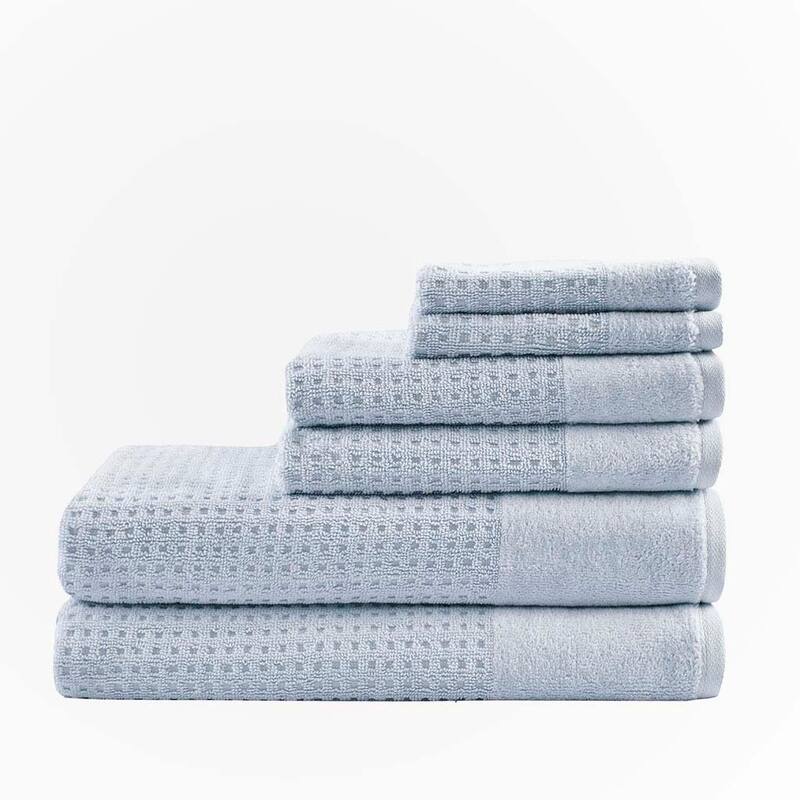 Cotton Antimicrobial Bath Towel 6 Piece Set