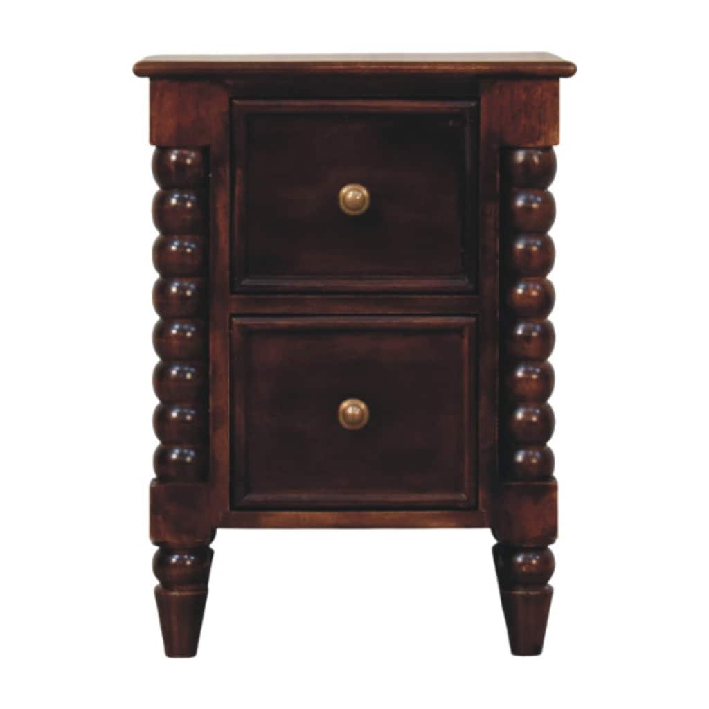 Artisan Furniture Solid WoodBexley Spindle Bedside Brown
