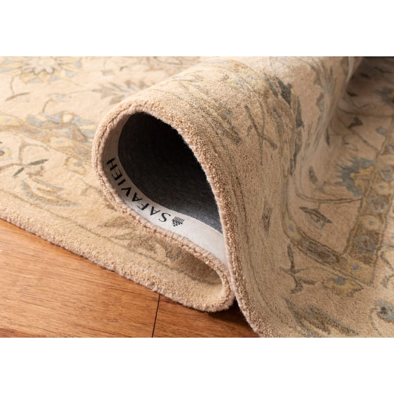 SAFAVIEH Handmade Anatolia Annemette Traditional Oriental Hand-spun Wool Rug